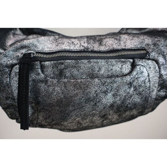 We The Free x Free People OB1676413 Black Metallic Sparta Sling Bag - Picture 11 of 16